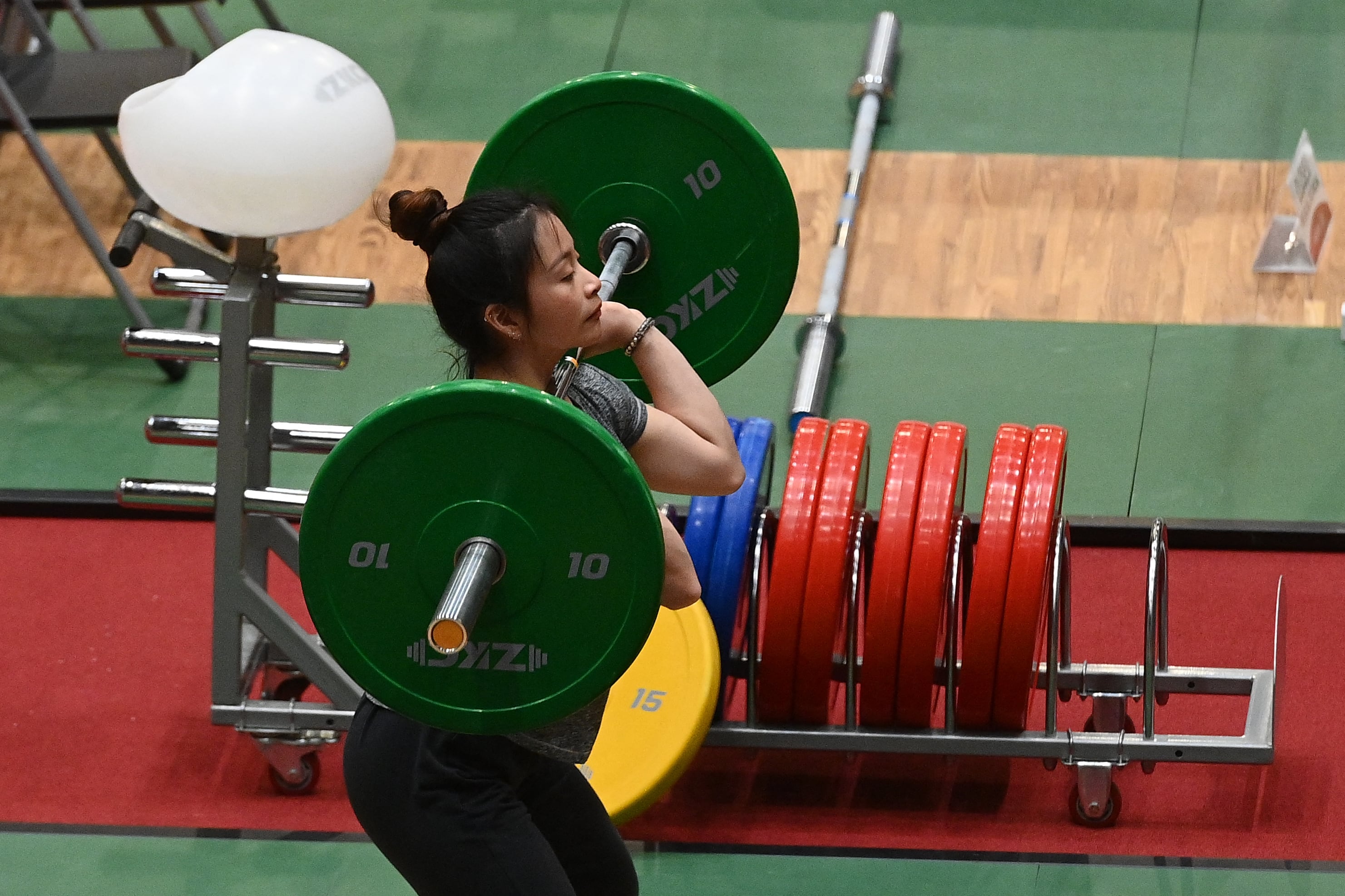 Halterofilia femenil