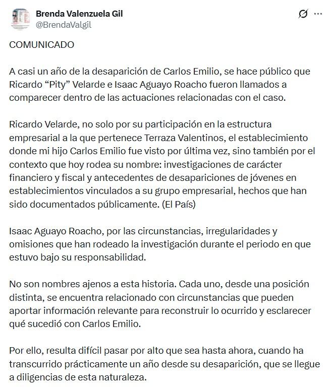 Caso Carlos Emilio Galván: FGR llama a comparecer a Ricardo Velarde e Isaac Aguayo por desaparición