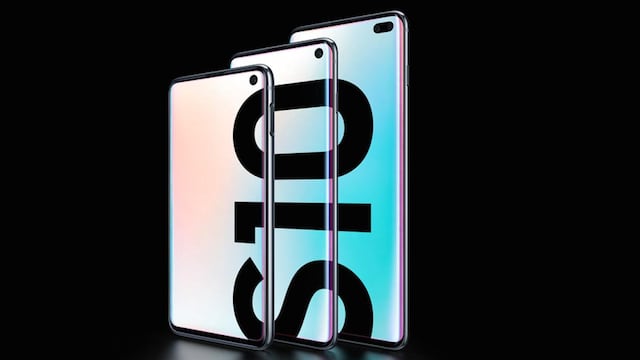 La nueva familia Galaxy S10 de Samsung.