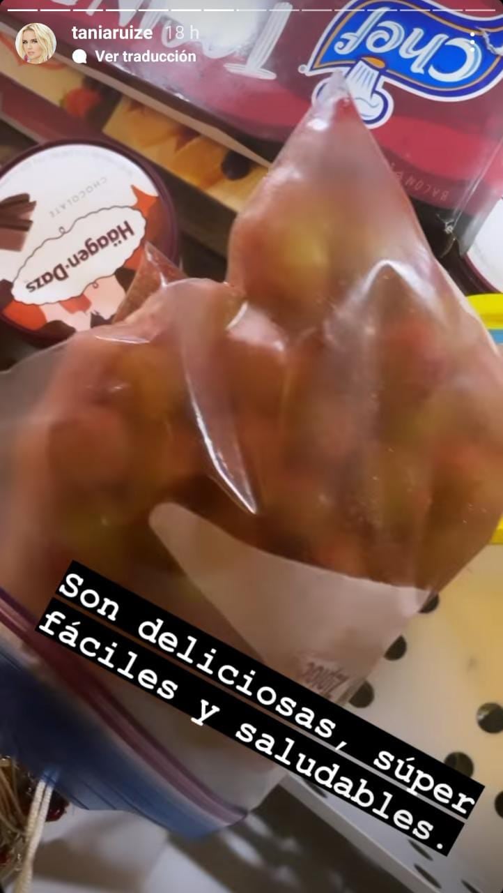 Tania Ruiz, uvas sabor pica fresa