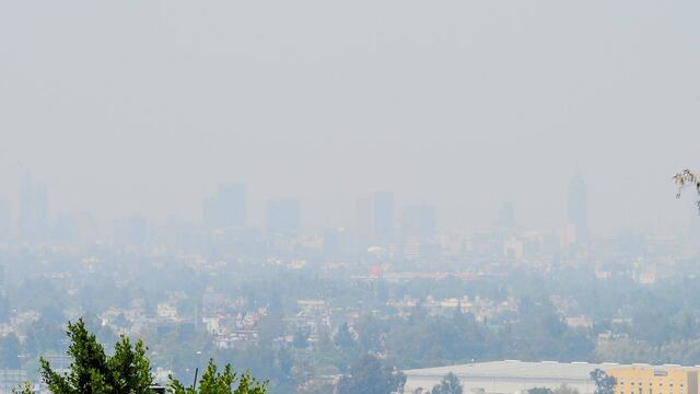 Severa contaminación en el Valle de México.