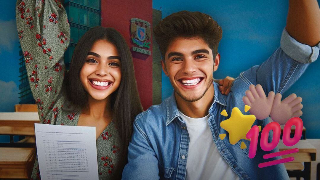 6 jóvenes logran puntaje perfecto en examen de admisión de la UNAM