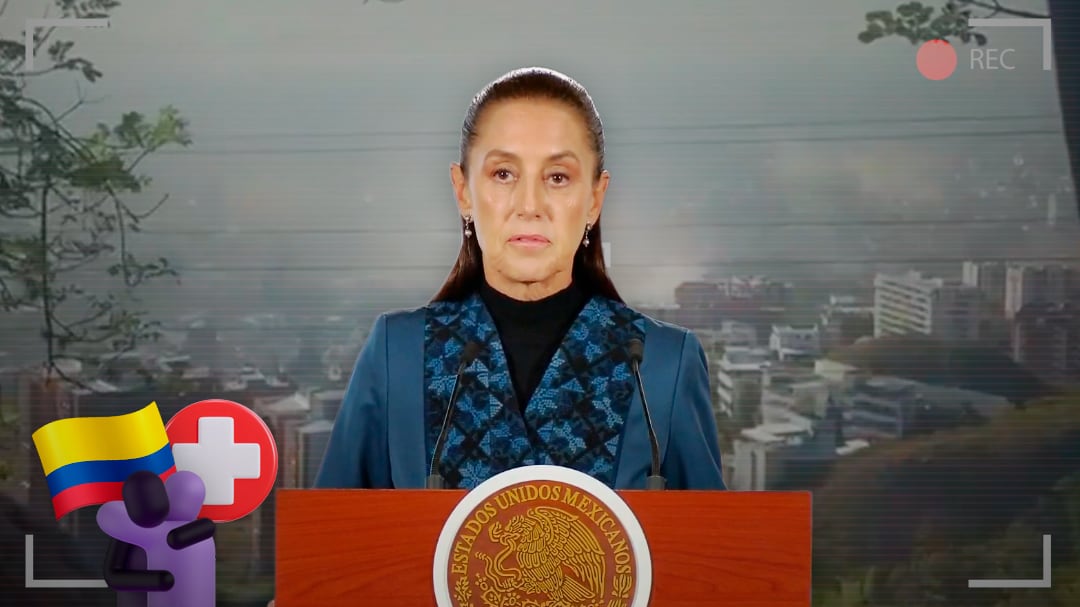 Sheinbaum tiende la mano a Colombia tras sismo de 7.4