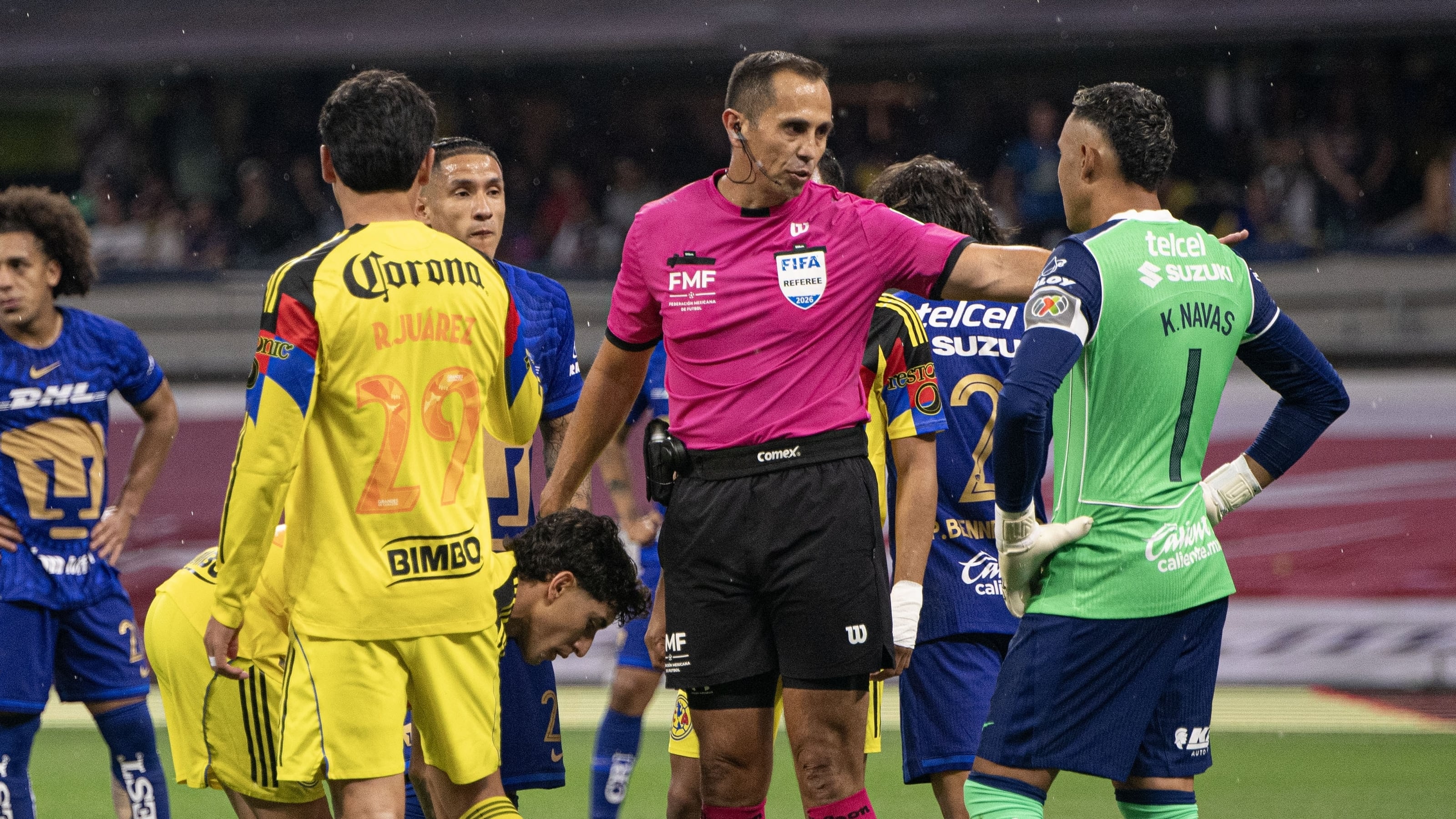 Polémica arbitral: cambian silbante del Pachuca vs Pumas
