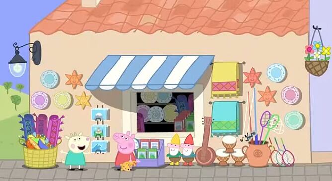 Peppa Pig de vacaciones en Italia