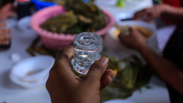 Vaso de mezcal