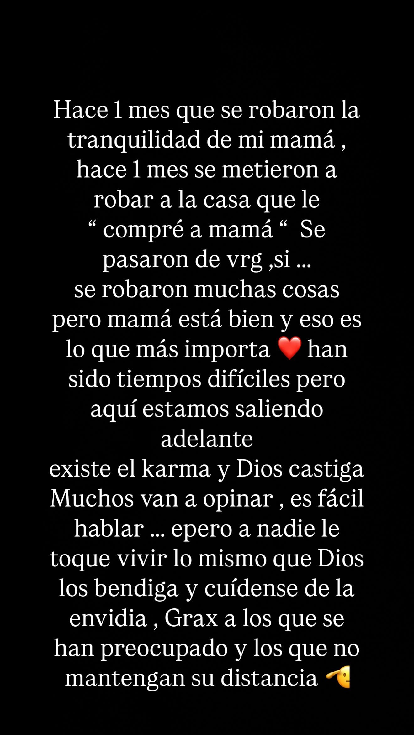 El Bogueto habla del robo a casa de su mamá.