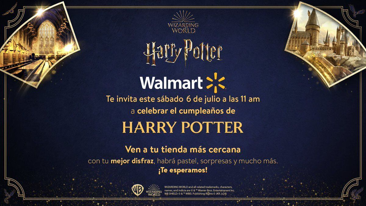 Cumpleaños de Harry Potter en Walmart