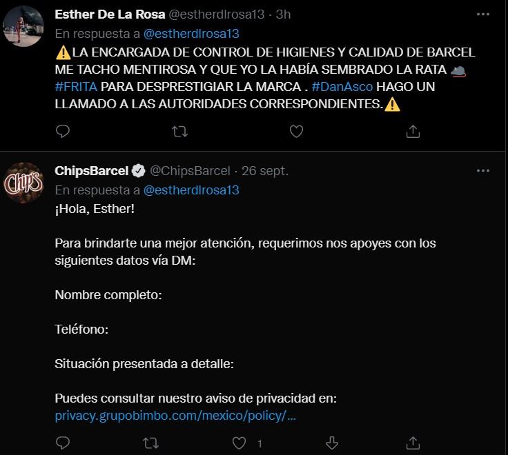 Barcel responde