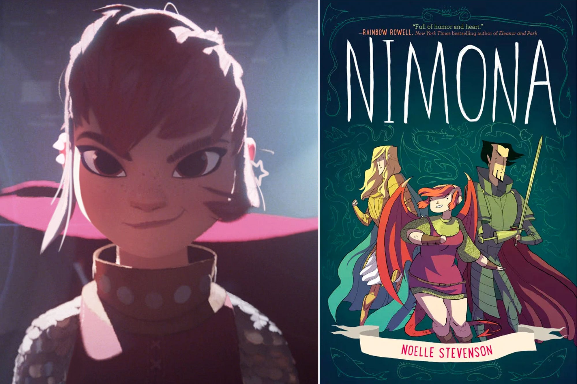 “Nimona”, la última película de Blue Sky Studios y que Disney rechazó, se va a estrenar en Netflix