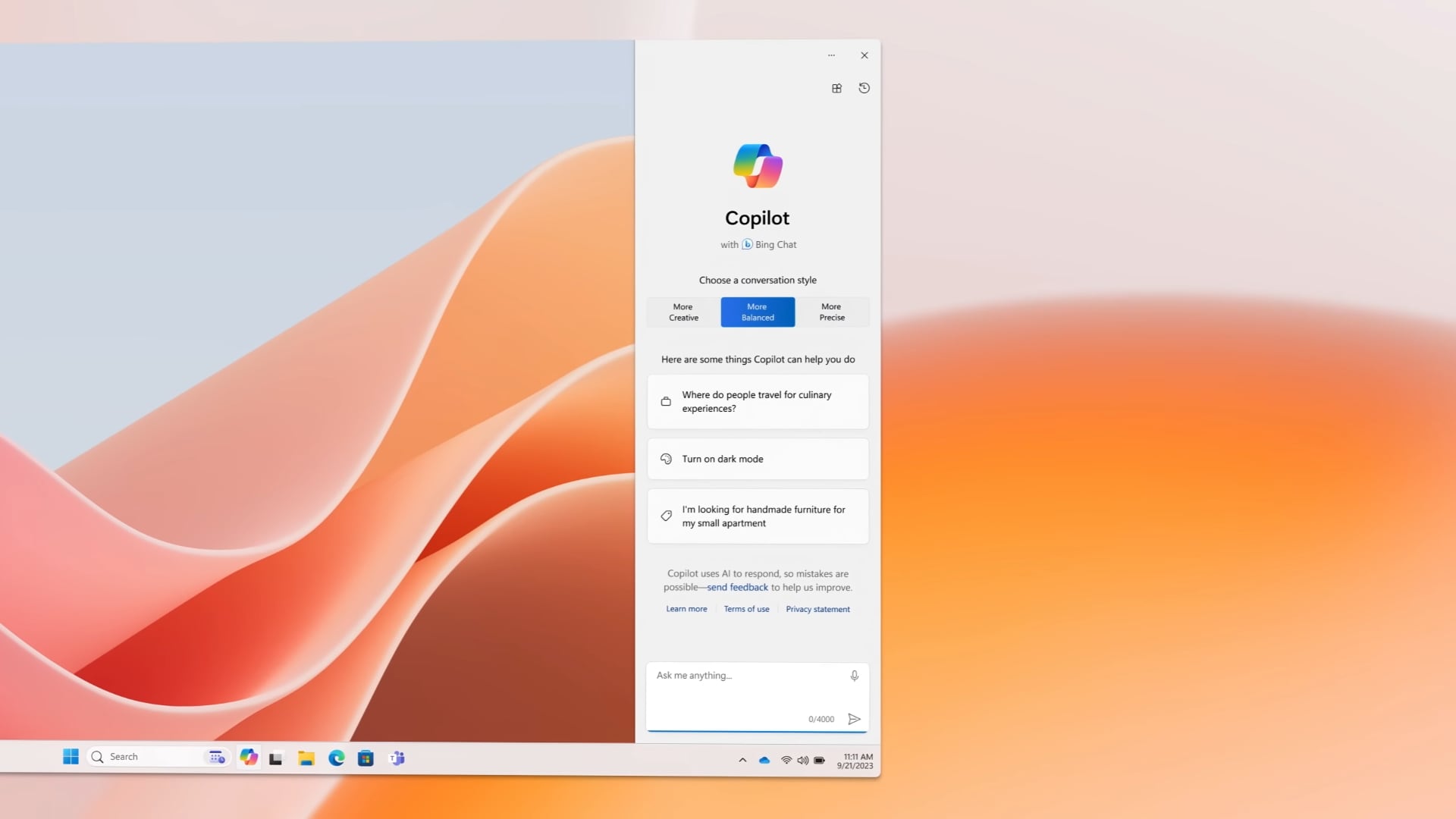 Copilot en Windows 11