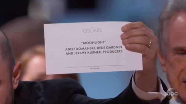 Error de los Oscar 2017