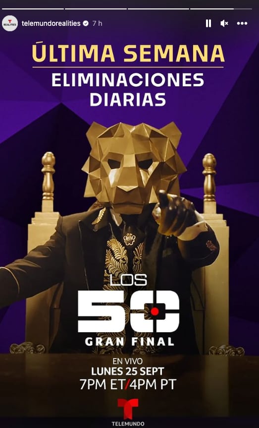 Esto sucederá en las eliminaciones de Los 50 rumbo a la gran final