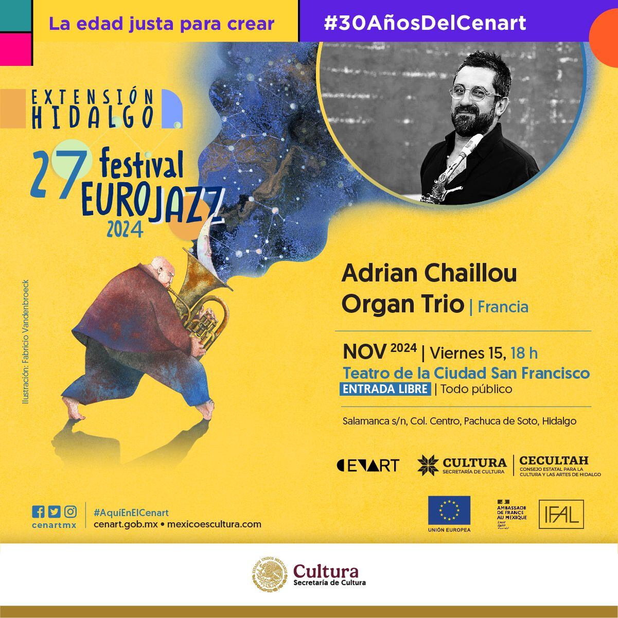 Festival EuroJazz llega a Hidalgo
