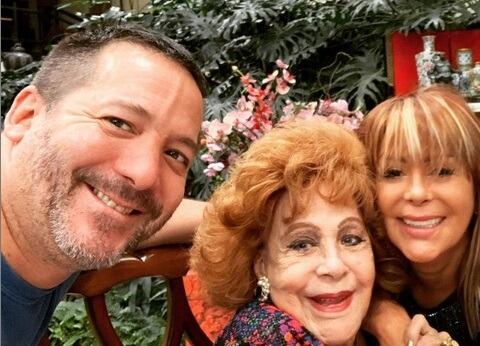 Alejandra Guzmán, Silvia Pinal y Luis Enrique Guzmán.