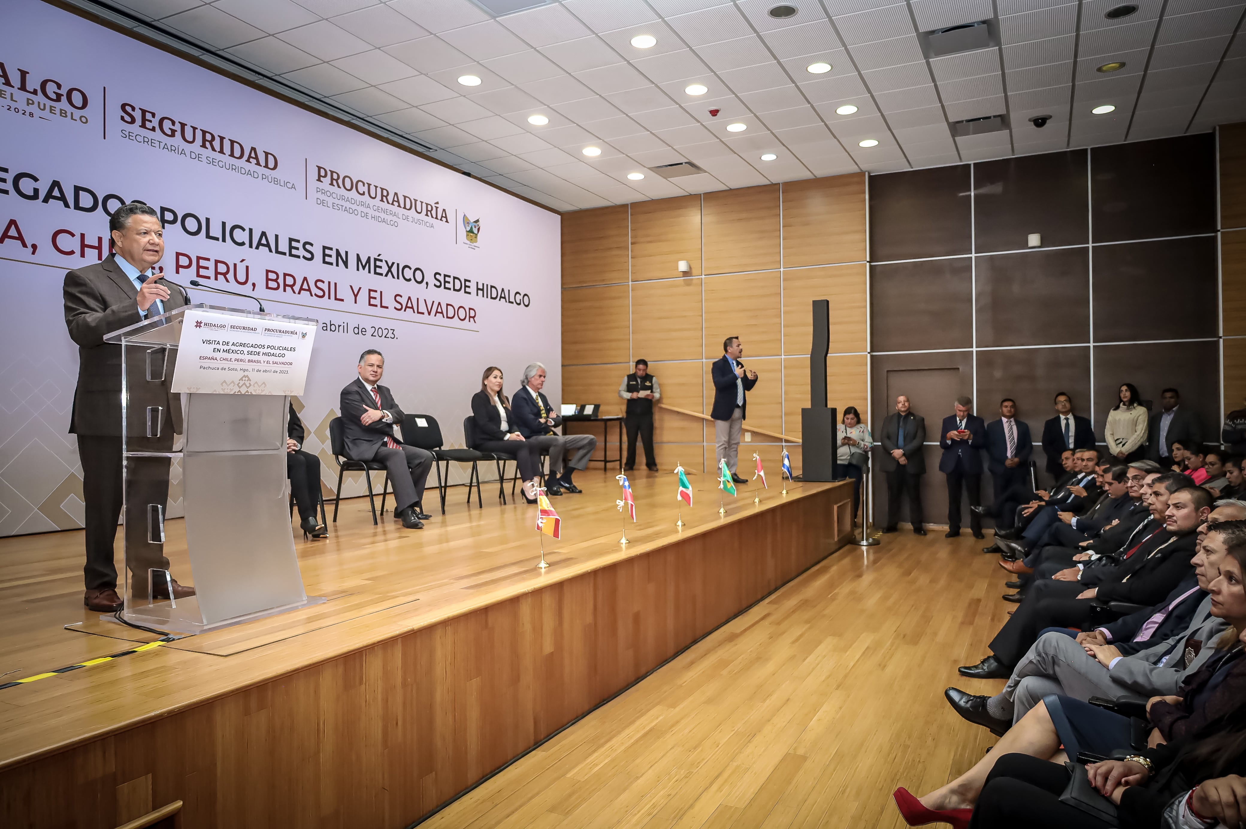 Evento de agregados policiales