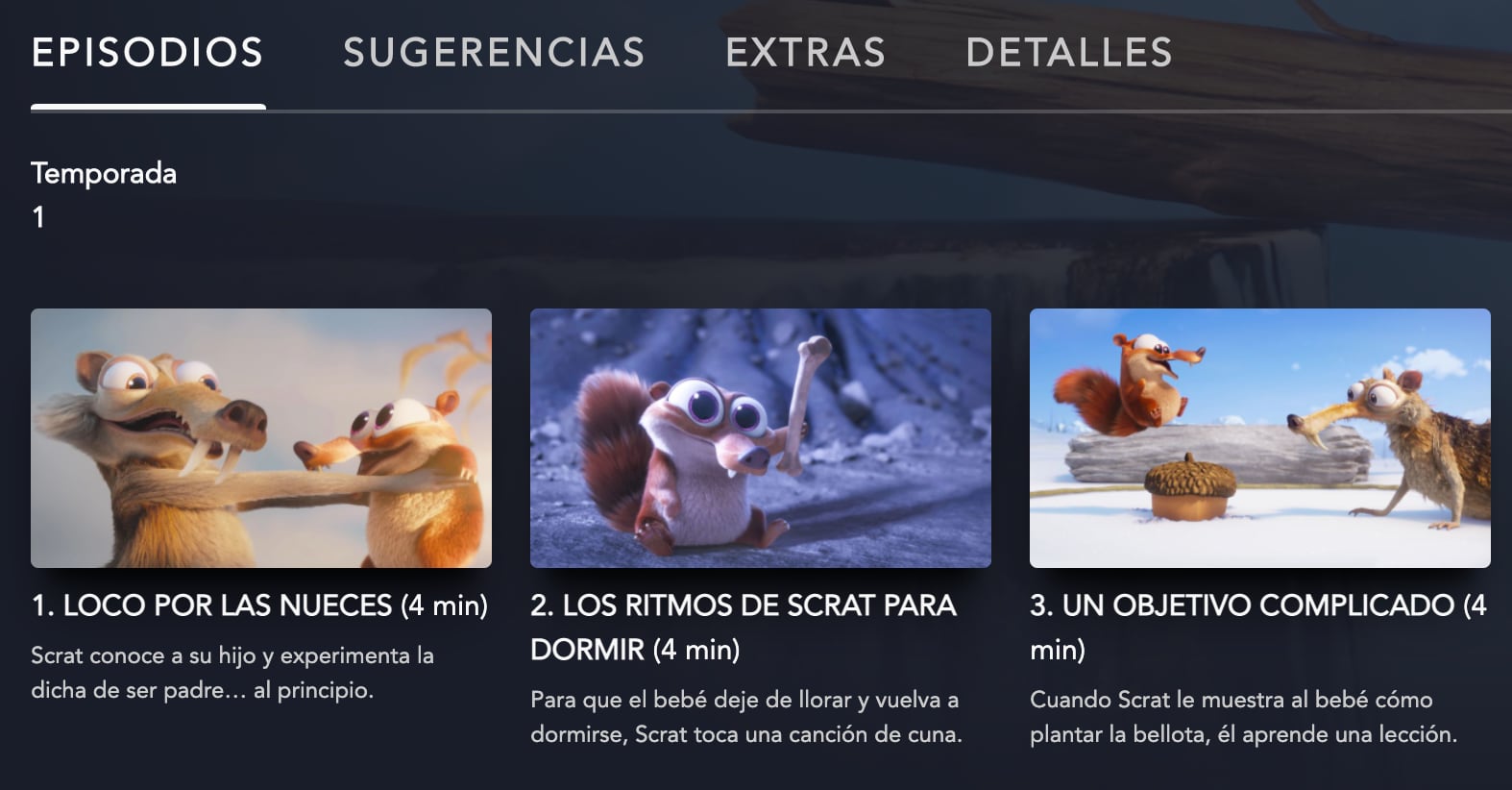 ‘La Era de Hielo: Las Aventuras de Scrat' en Disney+