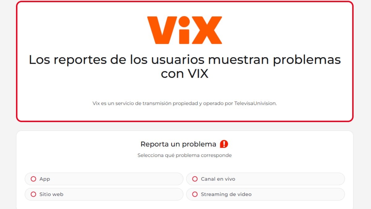 Usuarios reportan caída de ViX antes del partido México vs Sudáfrica del Mundial 2026