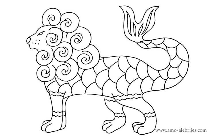 Dibujo de alebrijes