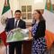 Ricardo Gallardo recibió a la embajadora de Irlanda en México