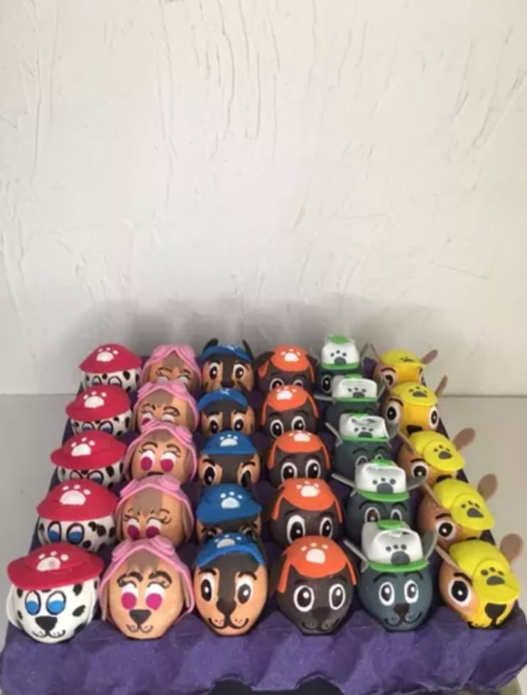 Huevos de Pascua de Paw Patrol