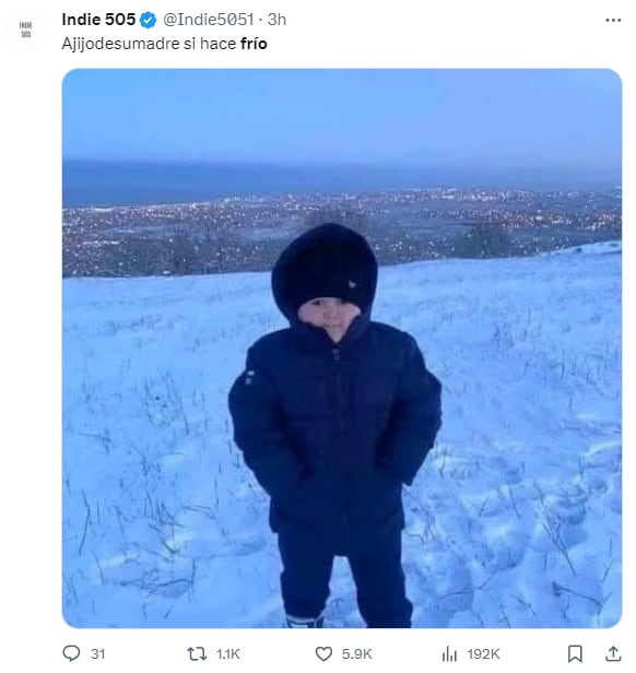 Team frío protagoniza memes por bajas temperaturas en CDMX