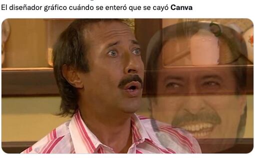 Meme de la caída de Canva.