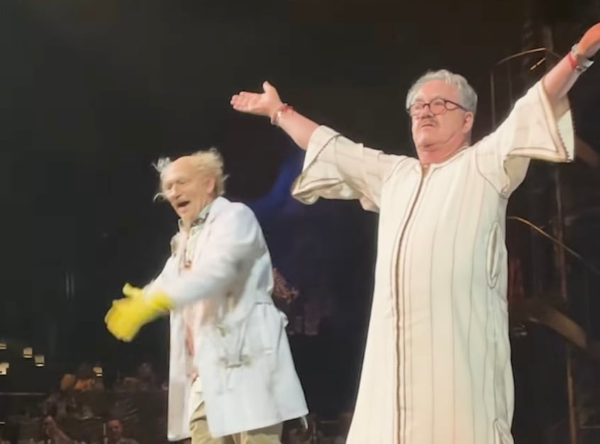 Pedro Sola subió al escenario del Cirque du Soleil