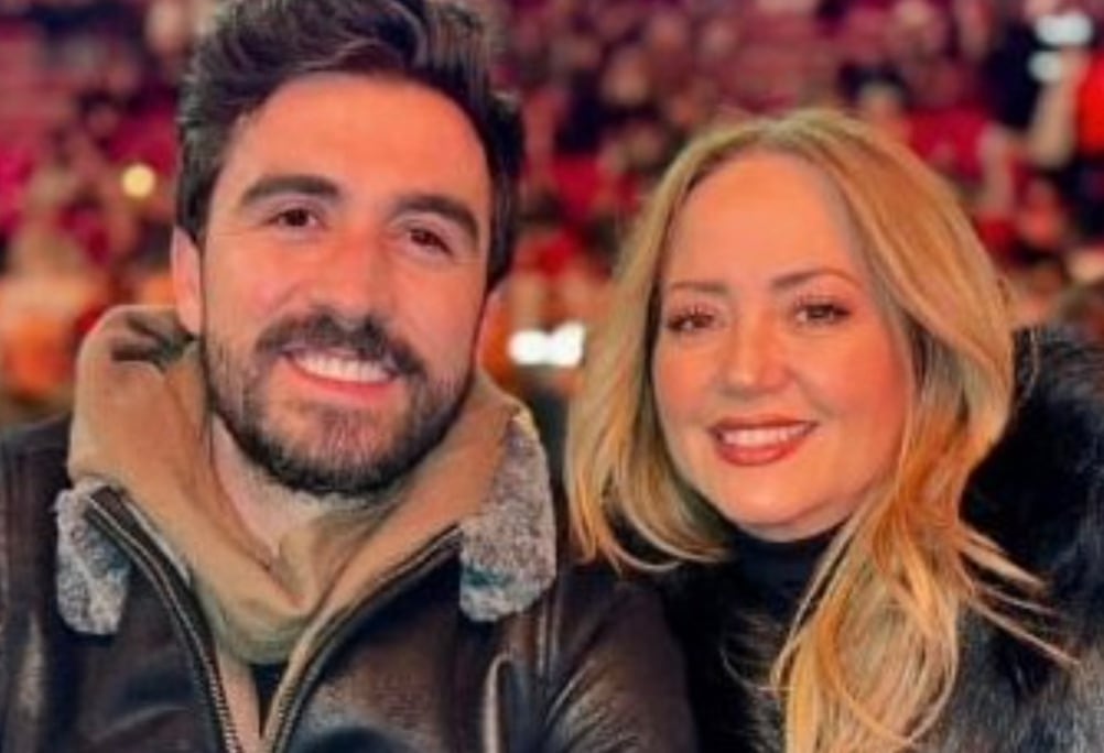 Andrea Legarreta y Luis Carlos Origel