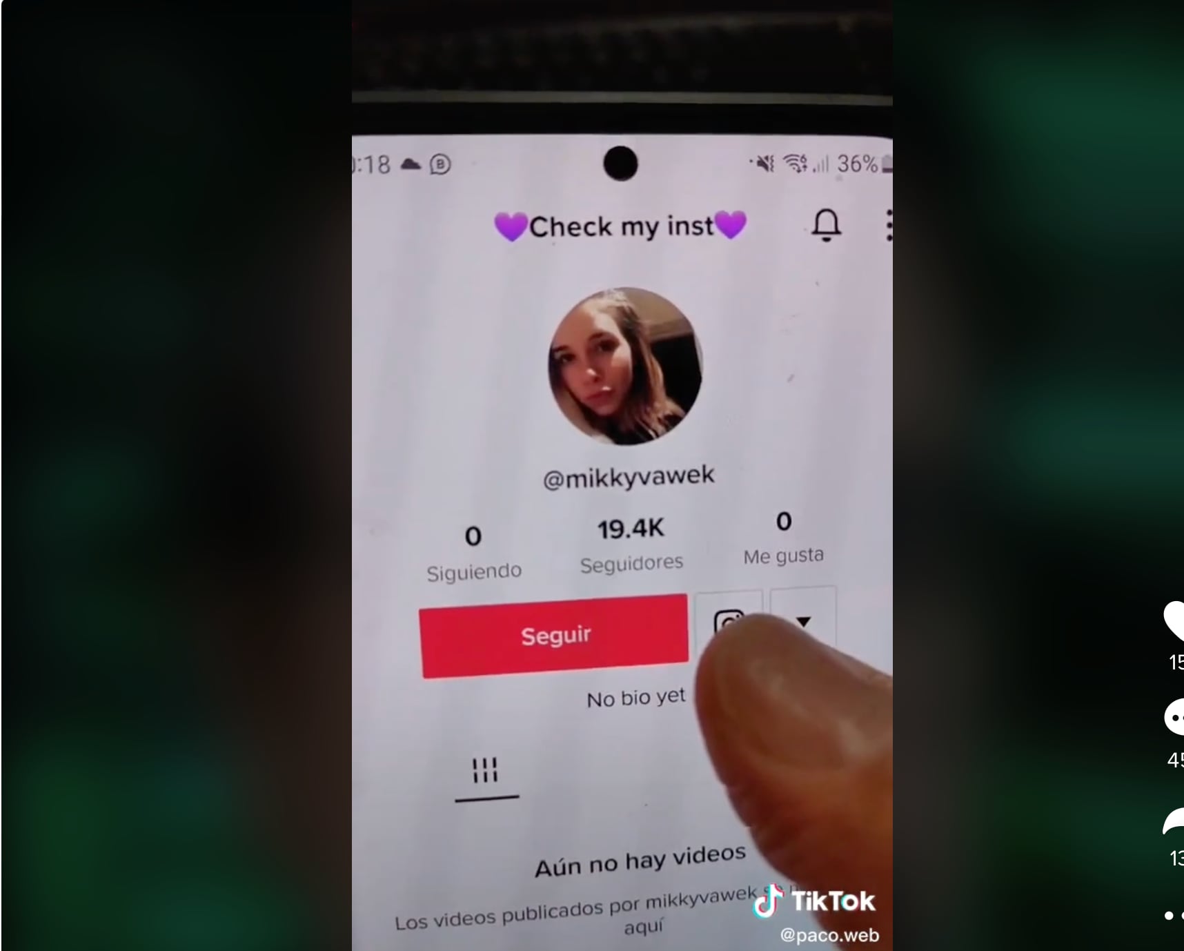 Paco Web explica qué es la cuenta misteriosa de TikTok que le da like a todos tus videos