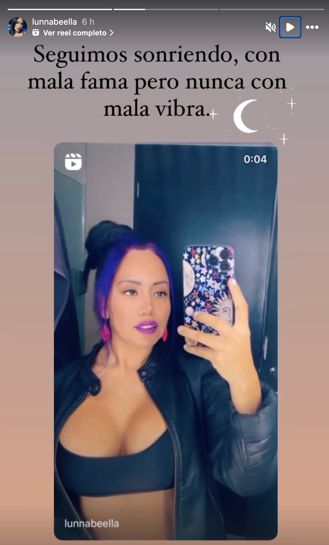Luna Bella asegura que la 'mala fama' no le importa y ella es feliz
