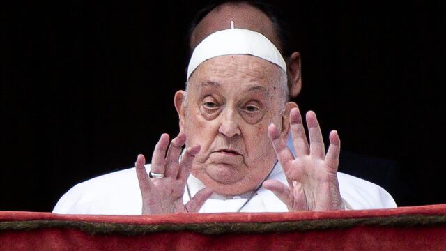 Papa Francisco en evento un día antes de su muerte