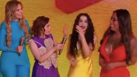 El incómodo momento de Maryfer Centeno con Lupita Villalobos en la fiesta del estreno de La Casa de los Famosos México 2025