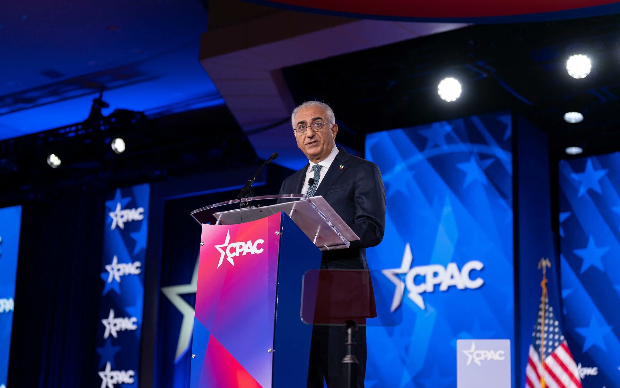 Reza Pahlavi, príncipe heredero de Irán.