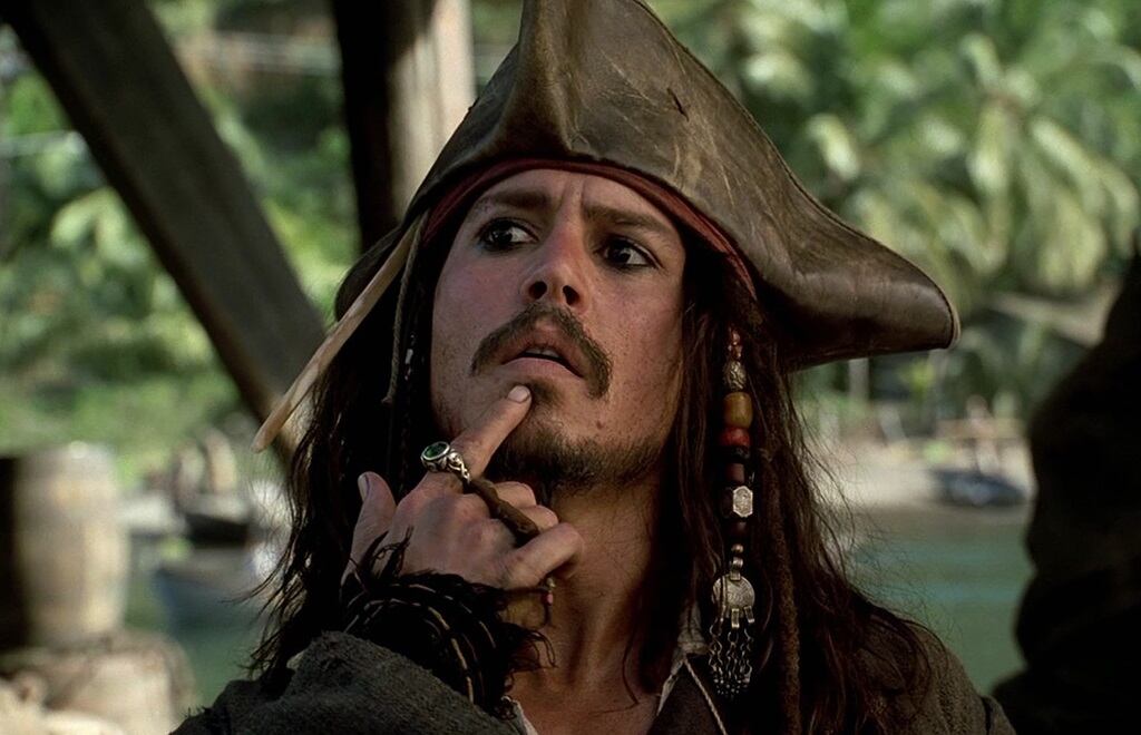 Johnny Depp como Jack Sparrow