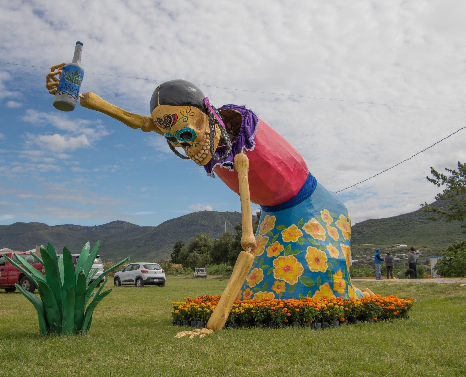 Catrinas monumentales en Atlixco