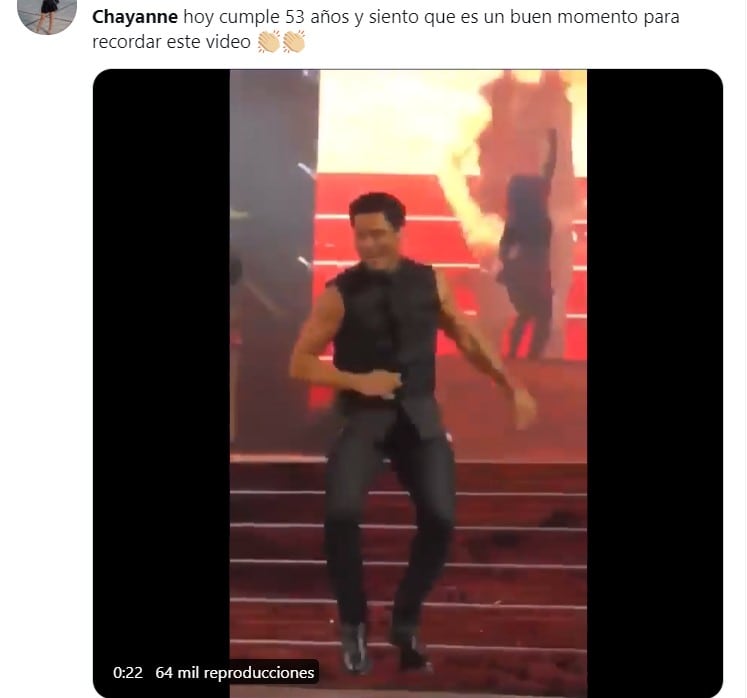 Chayanne se vuelve tendencia en redes por su cumpleaños