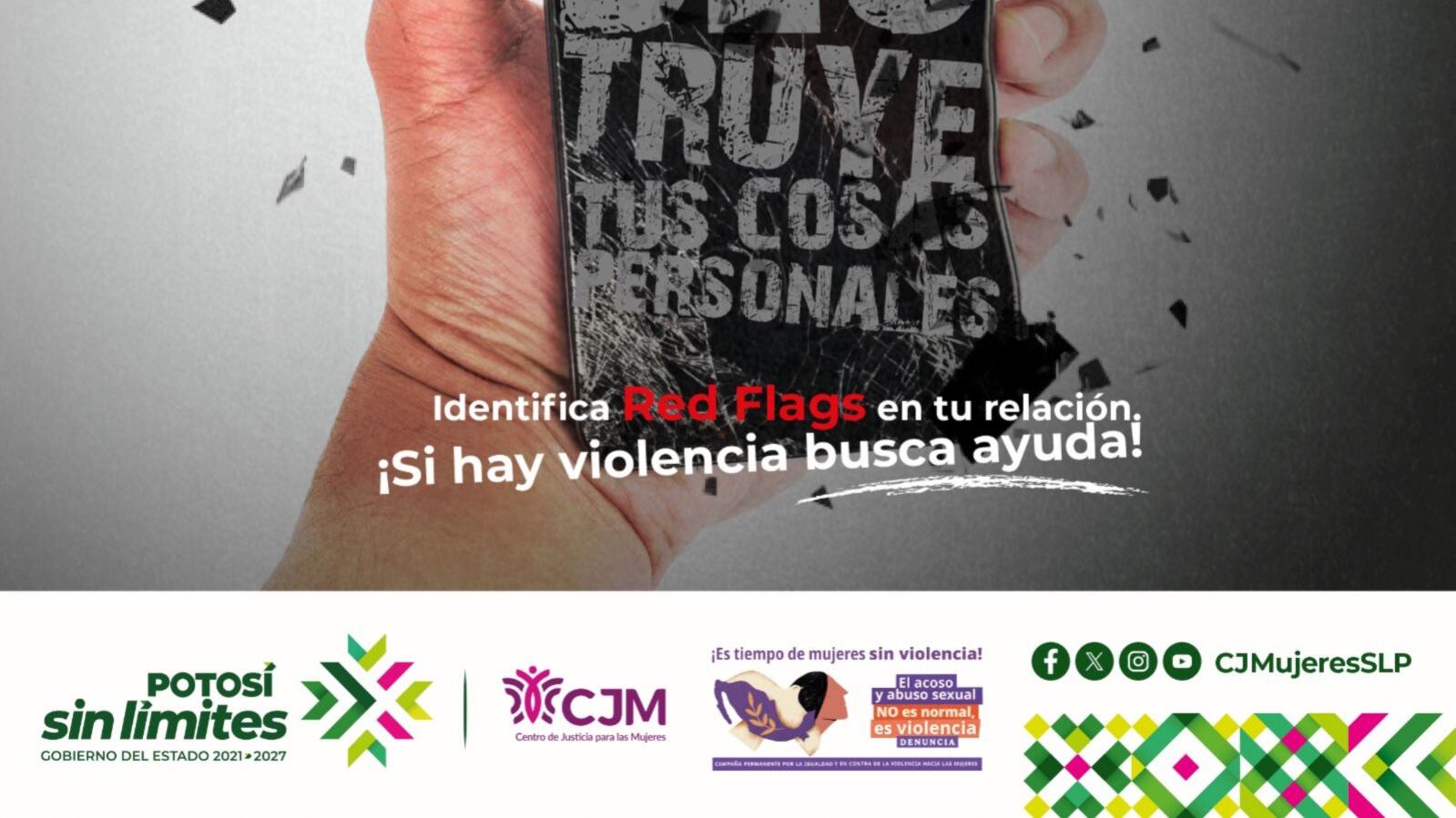 CJM lanza campaña para prevenir la violencia contra las mujeres en San Luis Potosí