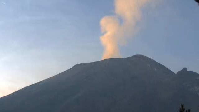 Volcán Popocatépetl hoy 17 de febrero
