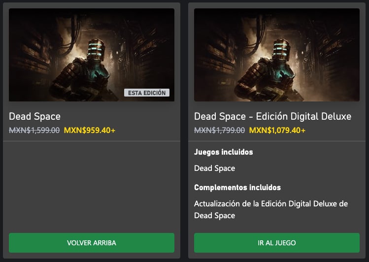 Dead Space Remake, descuento