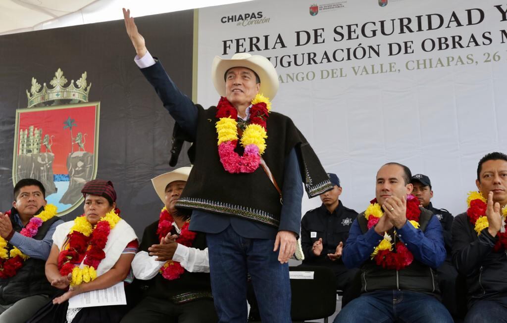 El mandatario chiapaneco dijo que el estado vivirá en paz si se actúa de manera pacífica, haciendo a un lado todas las posibles divisiones.