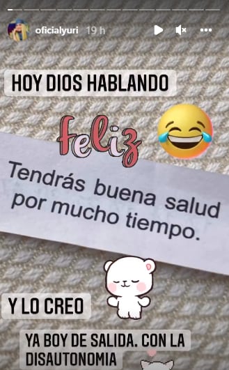 Yuri supera la disautomía.