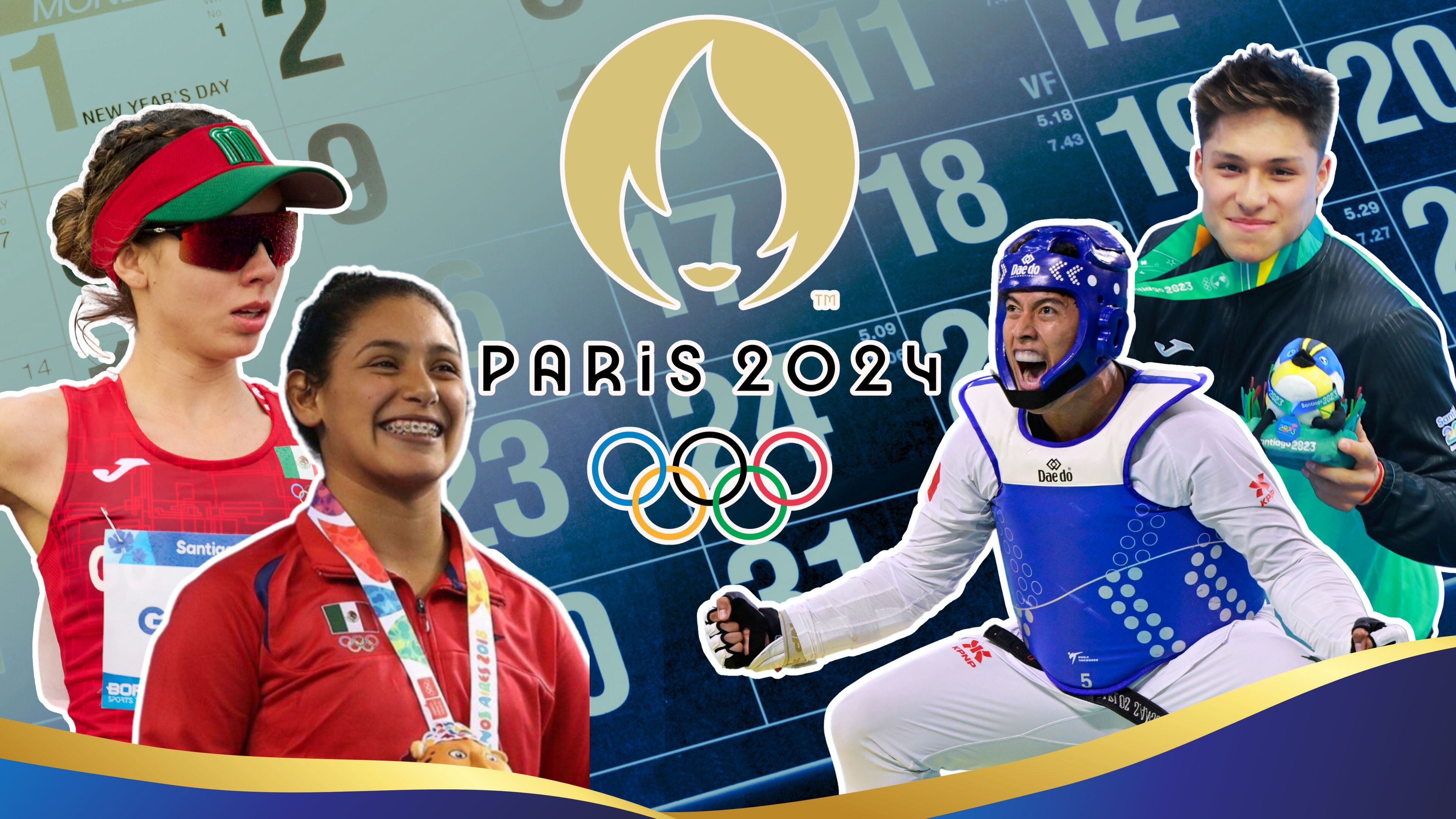 Este es el Calendario de los mexicanos en los Juegos Olímpicos de París 2024