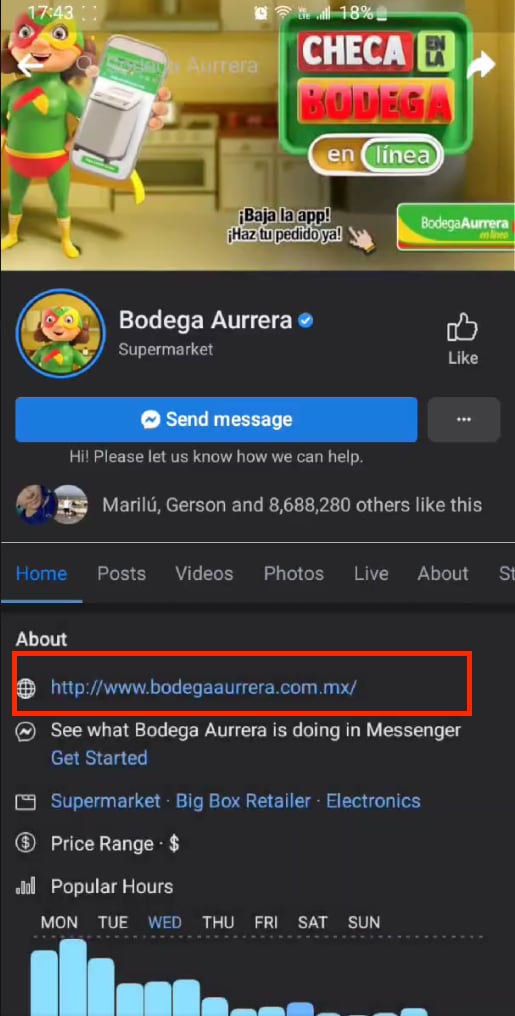 Precio falso de pantalla de 55 pulgadas/Captura de video
