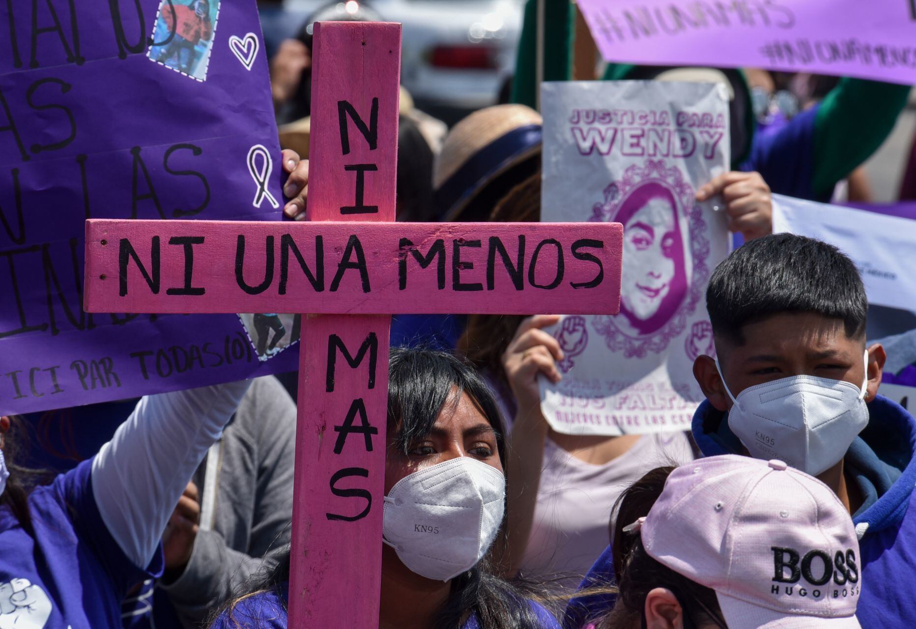 Manifestaciones contra feminicidios en México