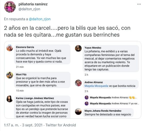 Piñatería Ramírez se burla de Andra y su petición sobre “compañere”