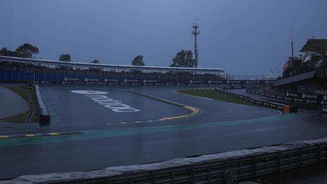 Se retrasa la clasificación en el GP de Brasil por fuertes lluvias