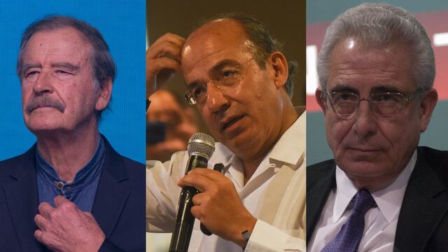 Fox, Calderón y Zedillo