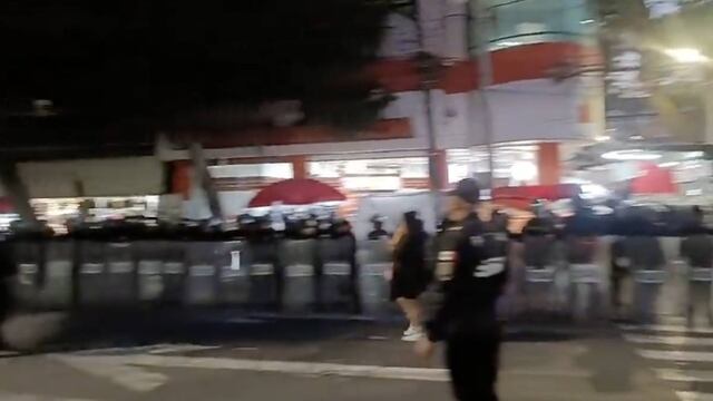 Disuelven protesta de jornada laboral de 40 horas