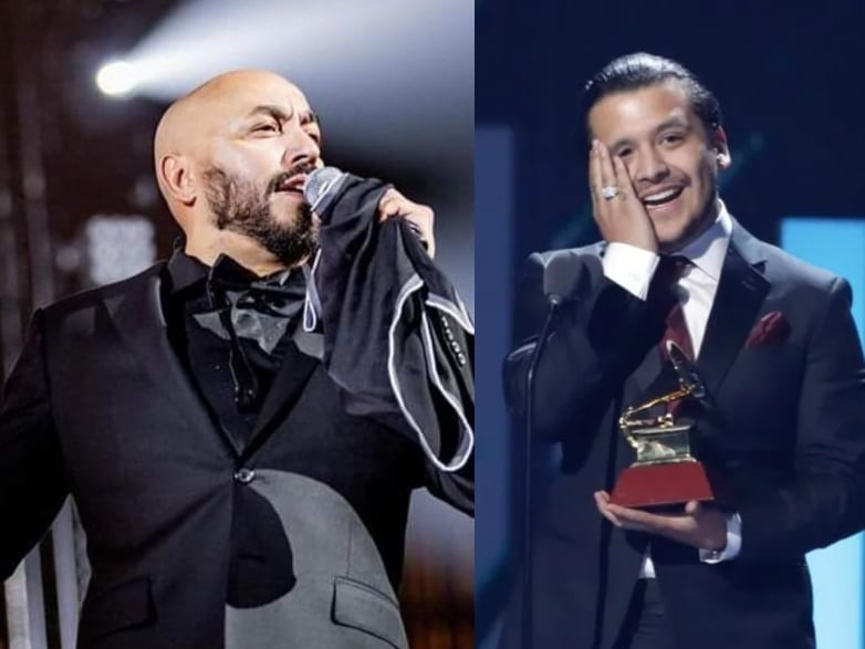 Lupillo Rivera y Christian Nodal.